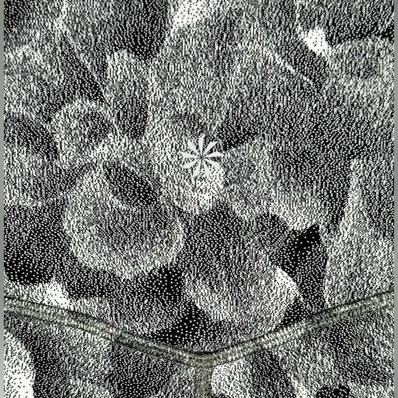 Athleta Women’s Elation Textured Tight black/white Florar Sz S/P Leggings Gym - Picture 7 of 9